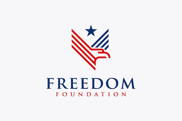 Logo Vrijheid adelaar feniks vliegen