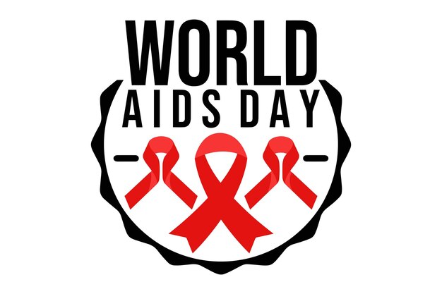 Logo Wereld Aids Dag 90