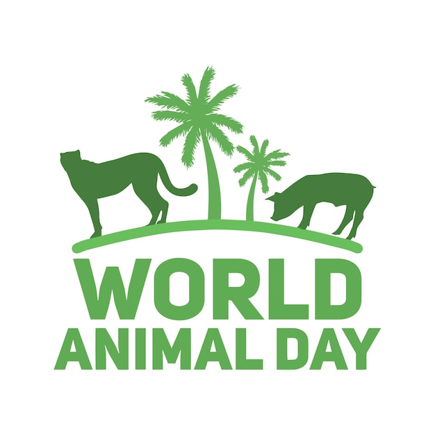 Vector logo werelddierendag 16