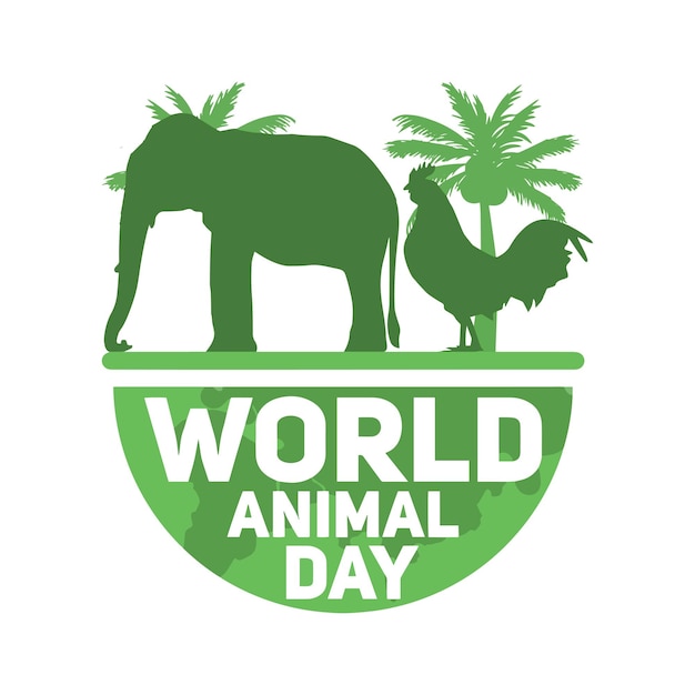 Vector logo werelddierendag 19