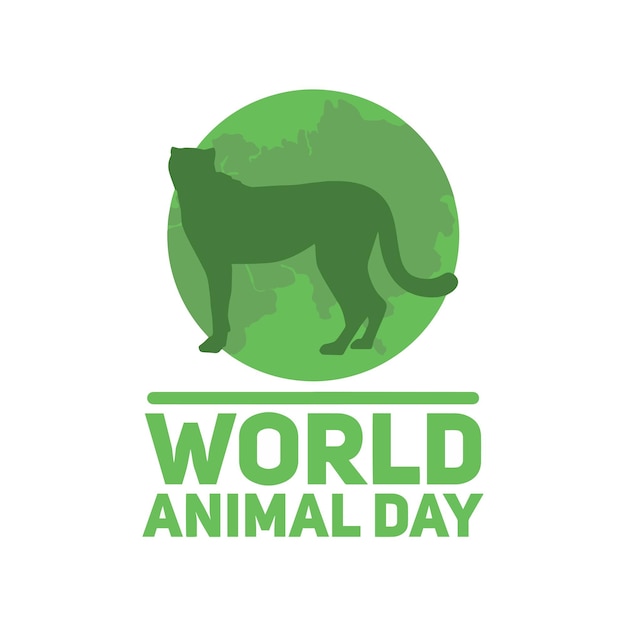 Vector logo werelddierendag 9