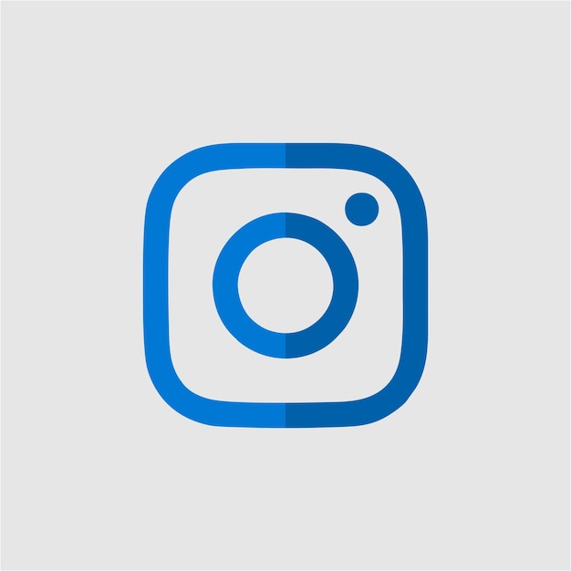 青いシンボル インスタグラム