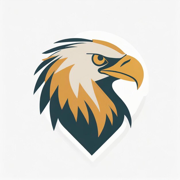 Logo with eagle on a white backround