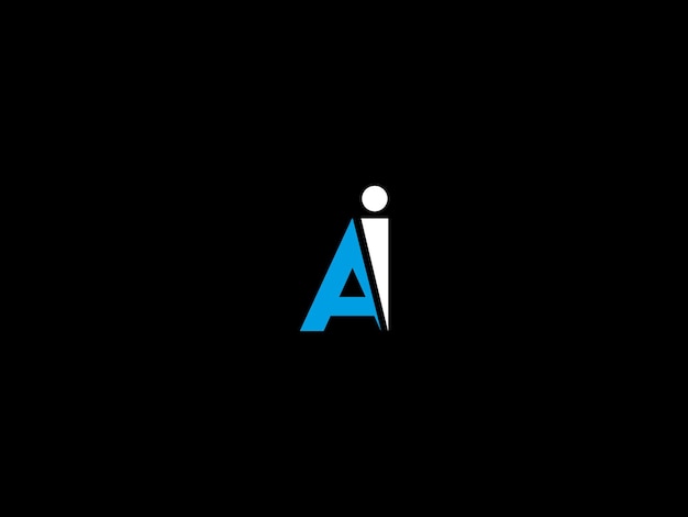 A logo with the letter ai on a black background