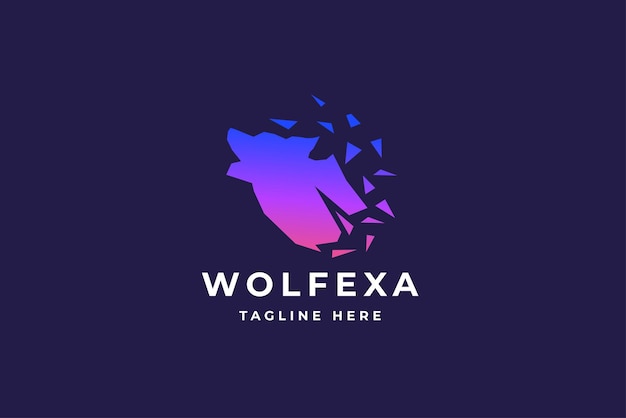 Vector logo wolfexa