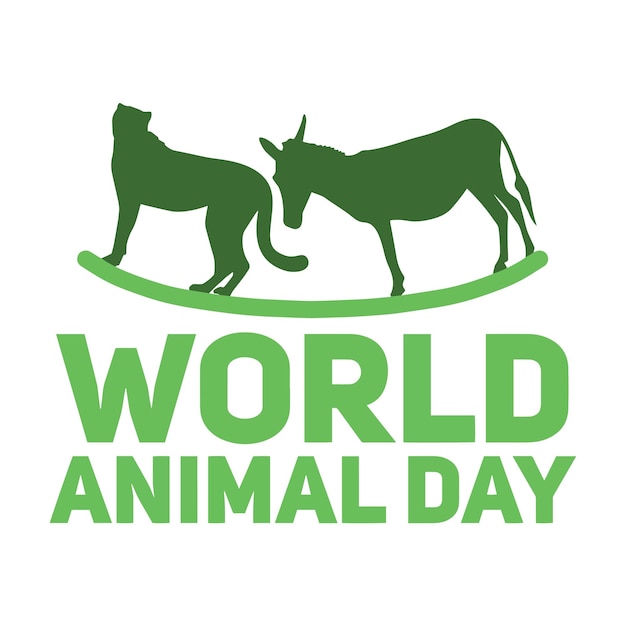 Logo world animal day 48