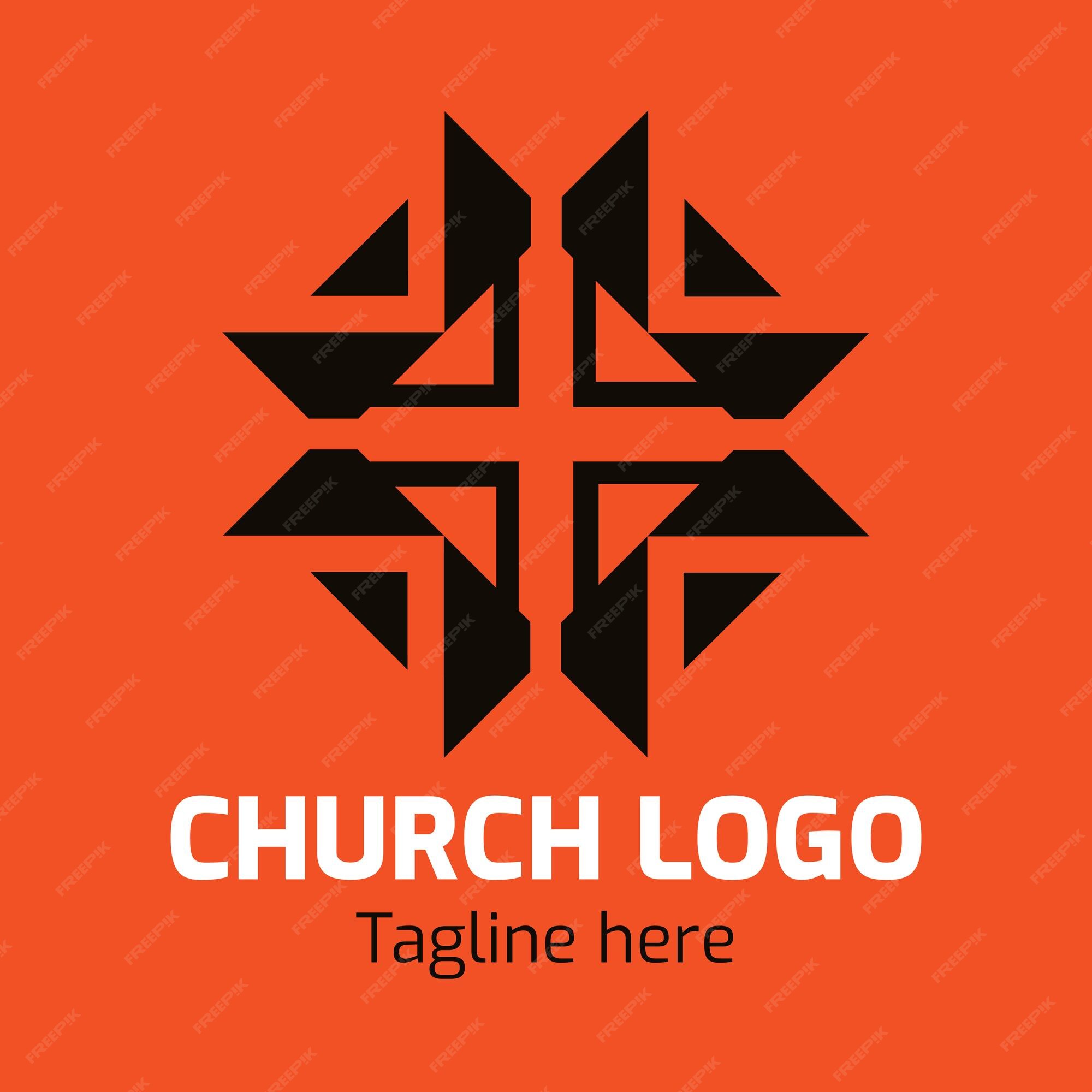 Premium Vector | Logodesign for church or ministry
