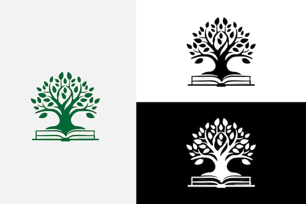 Logo per un'azienda agricola logo bianco campione arte di design pulito