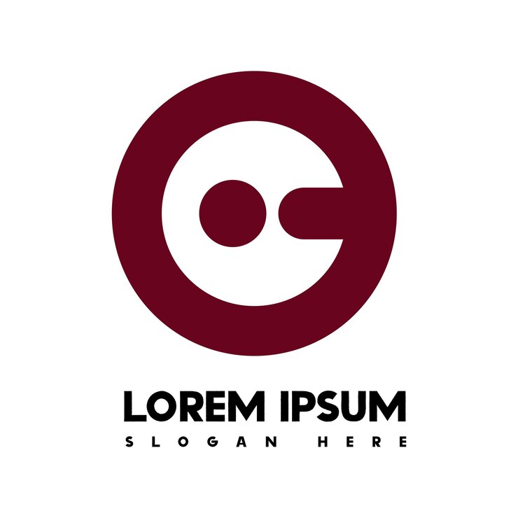 Vector logoontwerp combinatie van de letters c en o