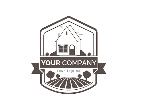 Logoontwerp sjabloon voor vastgoedbedrijven