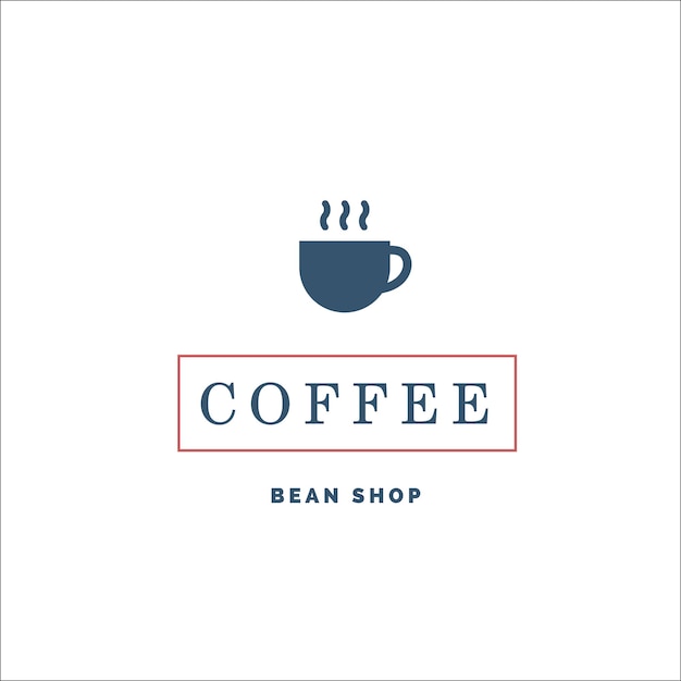 Logoontwerp van de koffie