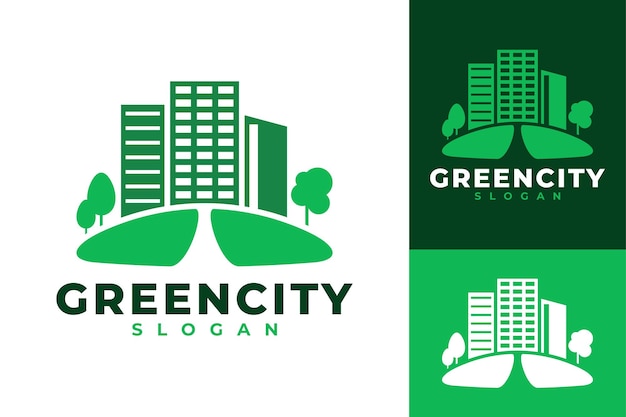 Logoontwerp van Green City Vector