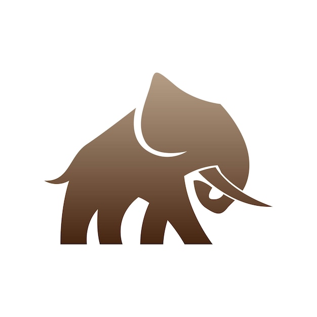 Logoontwerp van het icoon van de olifant