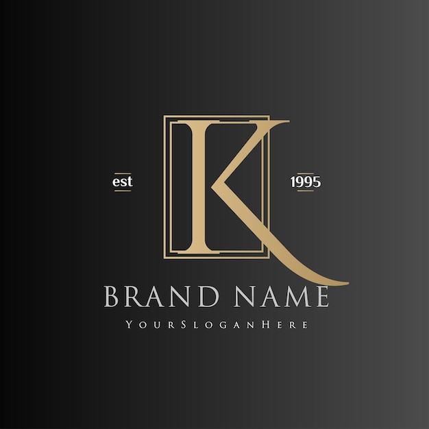 Logoontwerp van K elegance