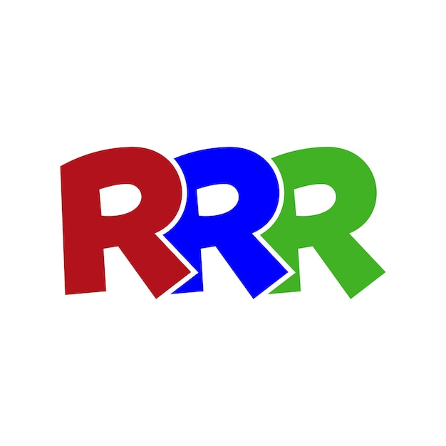 Logoontwerp van rrr