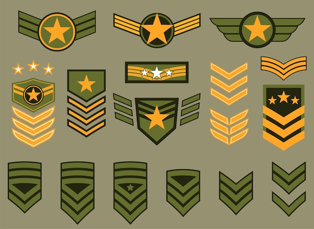 Logos of military groups