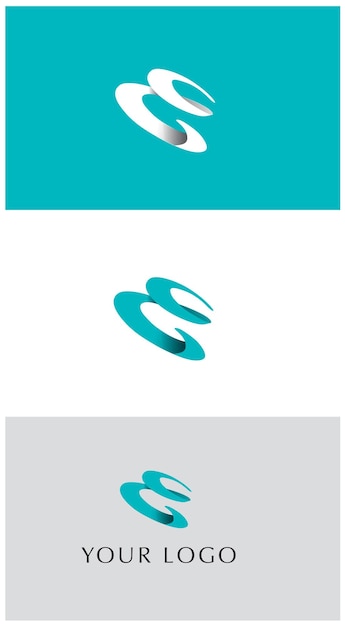 Логотип с буквой е для технической или медицинской компании
