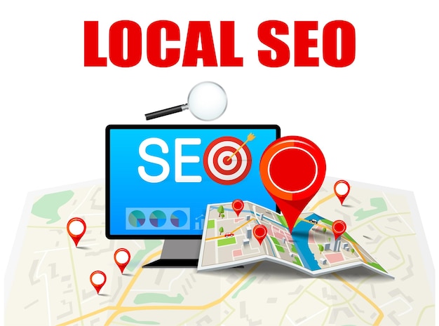 lokaal SEO-marketingconcept