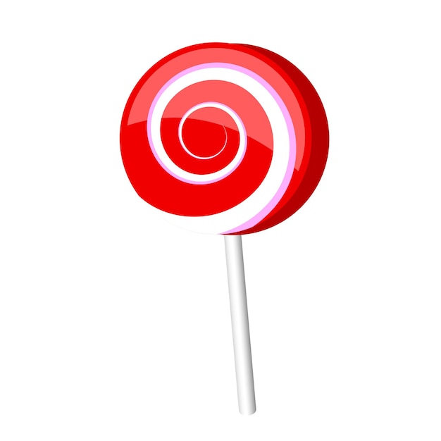 Lollipop close-up illustraties