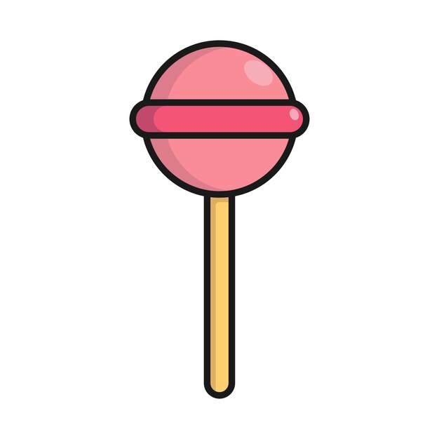 Vector lollipop icoon vector op trendy ontwerp
