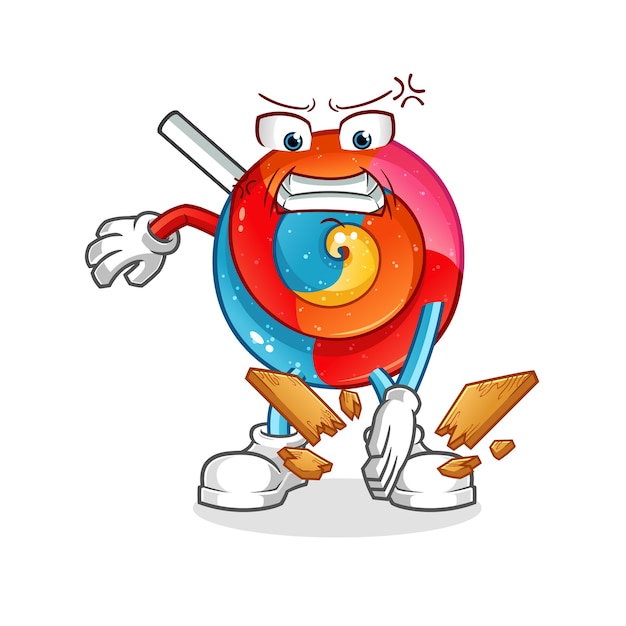 Lollipop karate mascotte