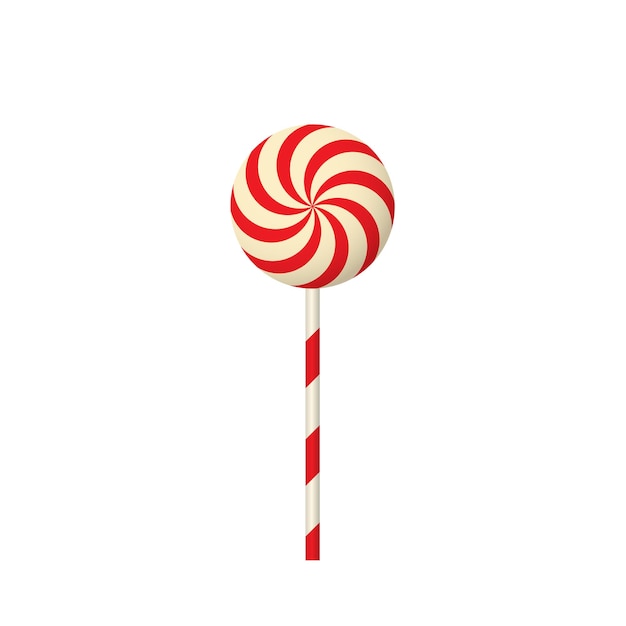 Lollipop snoep geïsoleerde vectorillustratie