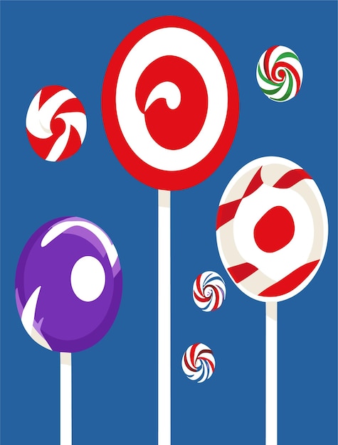 Vector lollipop vector design