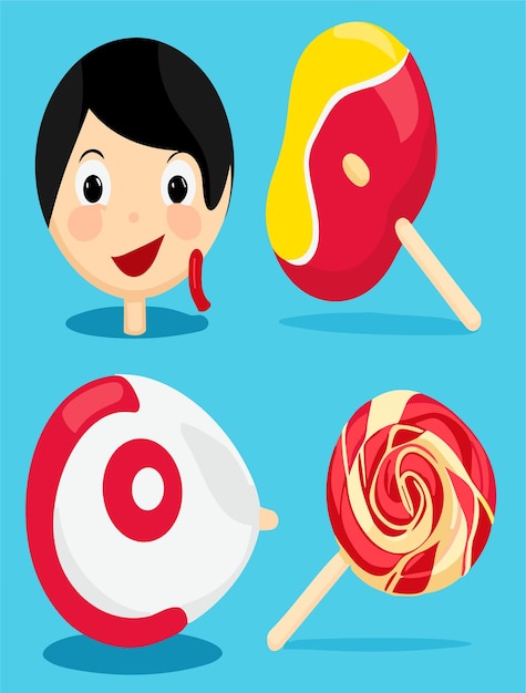 Vector lollipop vector design