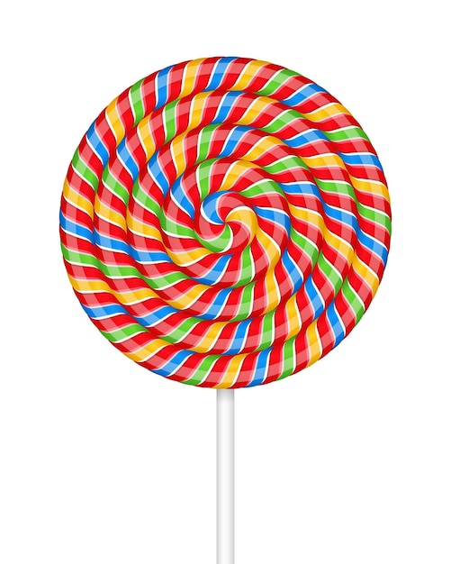 Lollipop on white background vector eps10 illustration