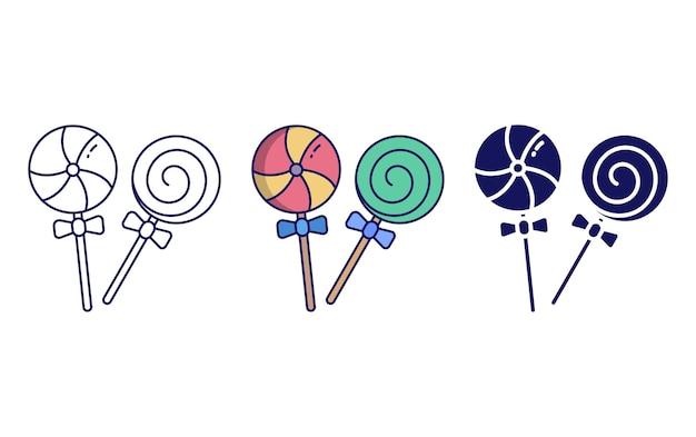 Lolly vector icoon