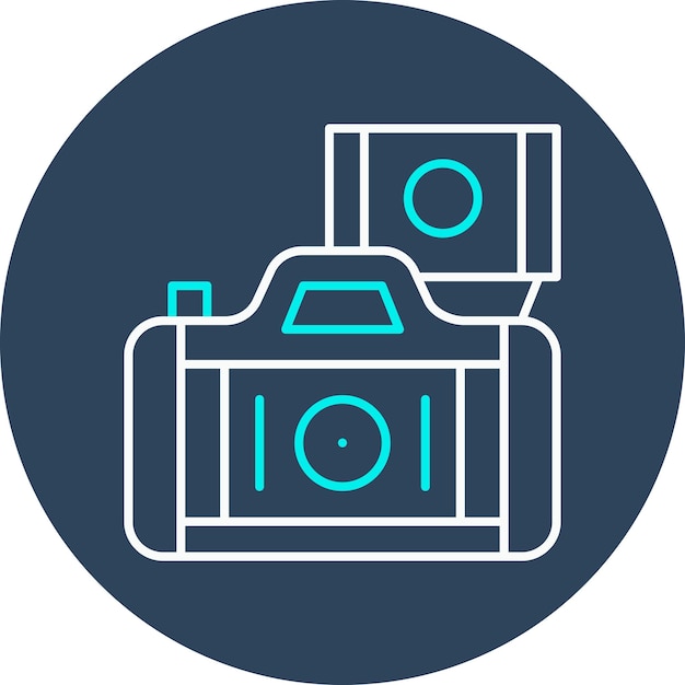 Vector lomografie vector icoon kan worden gebruikt voor fotografie icoon set