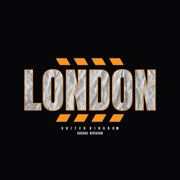 Londen typografie vector illustratie t-shirt design