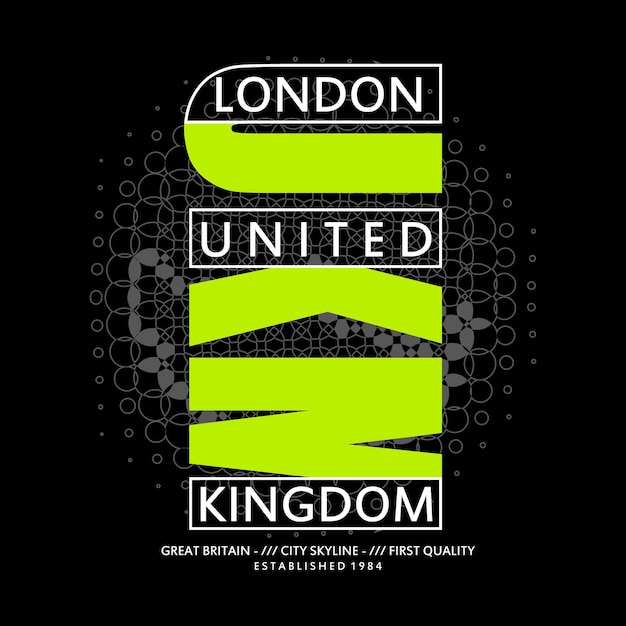 London city tee typografie grafisch ontwerp voor print t-shirt vector illustratie art