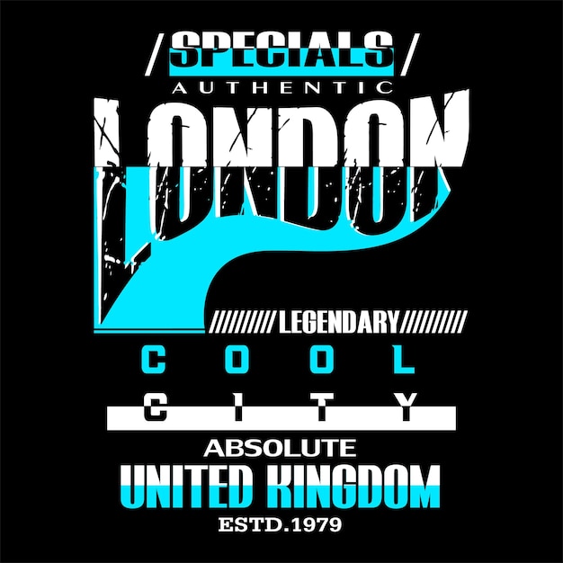 london city typografie grafisch ontwerp voor print t-shirt illustratie vector