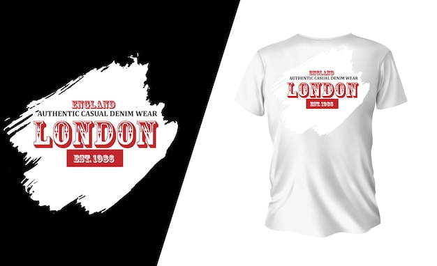 London denim streetwear t-shirt en kleding