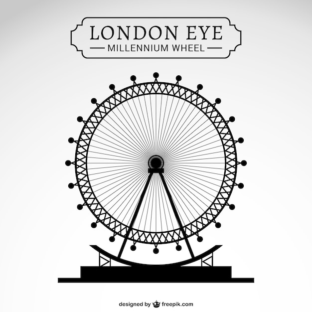 Вектор Дизайн london eye