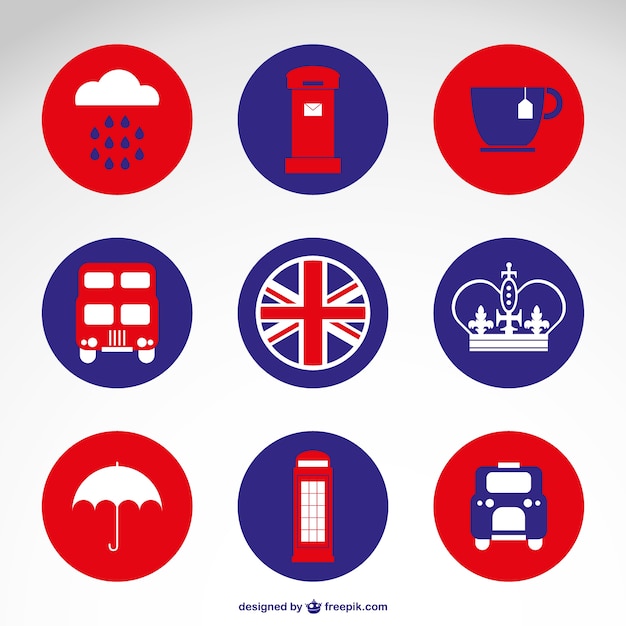 London flat free badges