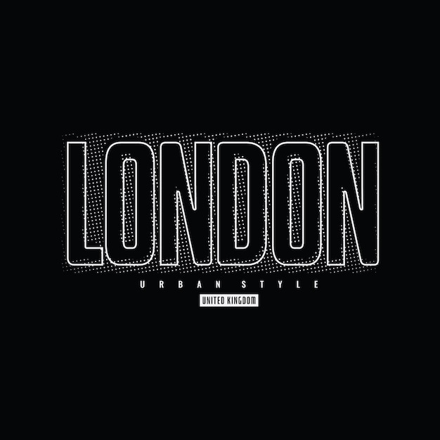 London graphic tshirt and apparel design