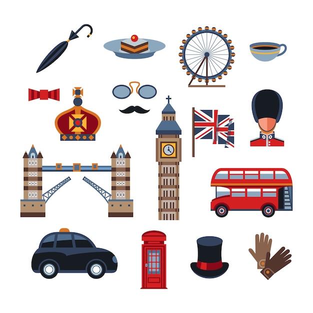 Vector london icons