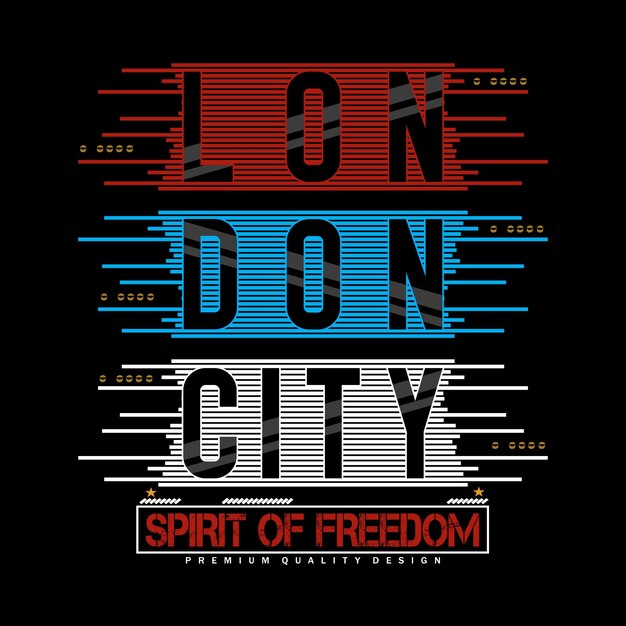 London tee typografie grafisch ontwerp, illustratie vectorkunst, wijnoogst