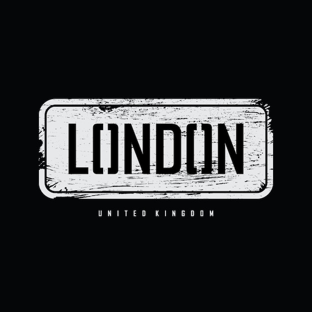 London tshirt and apparel design