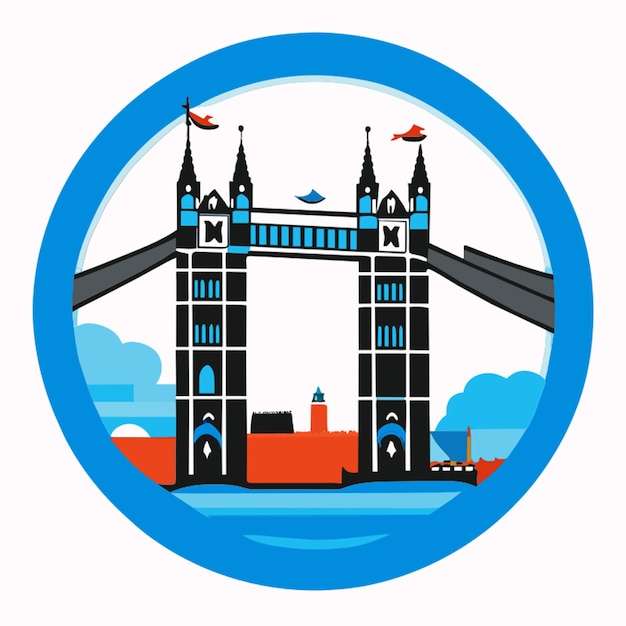 Vector london vector illustration cartoon