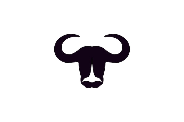 Long Horn Bull Buffalo Cow Cattle Head Toro Taurus 로고 디자인 영감