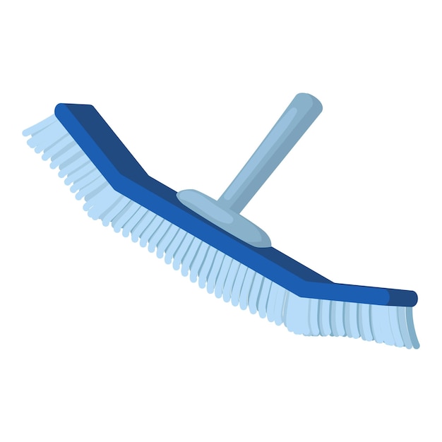 Vector long pool wide brush icoon isometrisch van long pool wide brash vector icoon voor webontwerp geïsoleerd op witte achtergrond