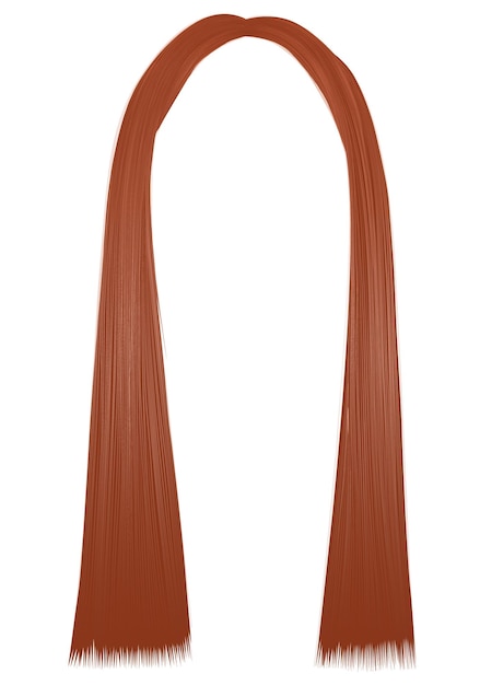 long red hair fashion style
