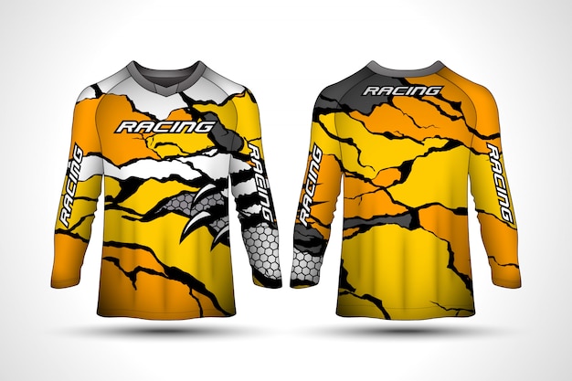 Long sleeve sport jersey