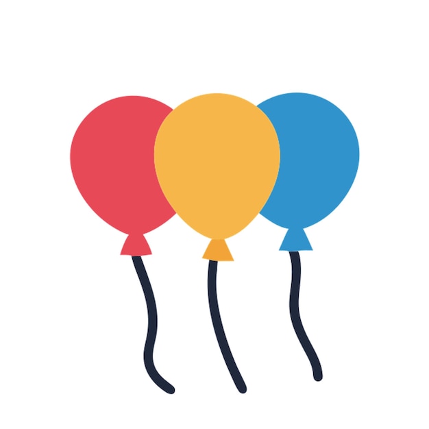 long string balloons icon