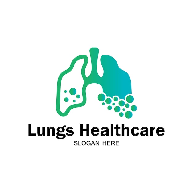 longen logo vector icoon illustratie sjabloon ontwerp