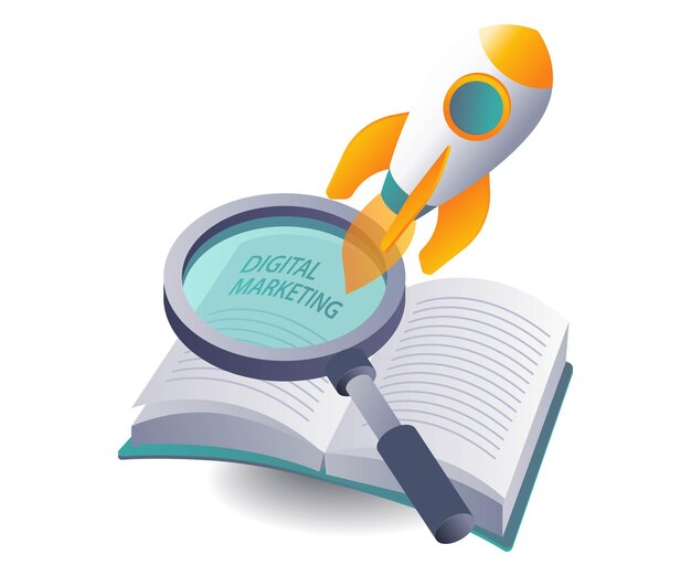 look for digital marketing startup information in books
