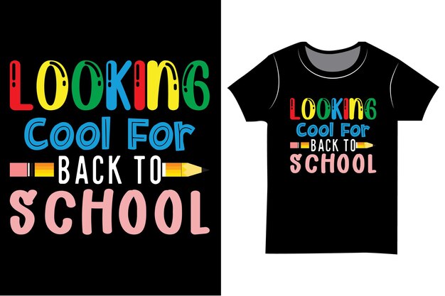 Looking cool for Back to school design.